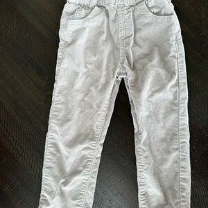 George Hats Light Gray Toddler Corduroy Pants